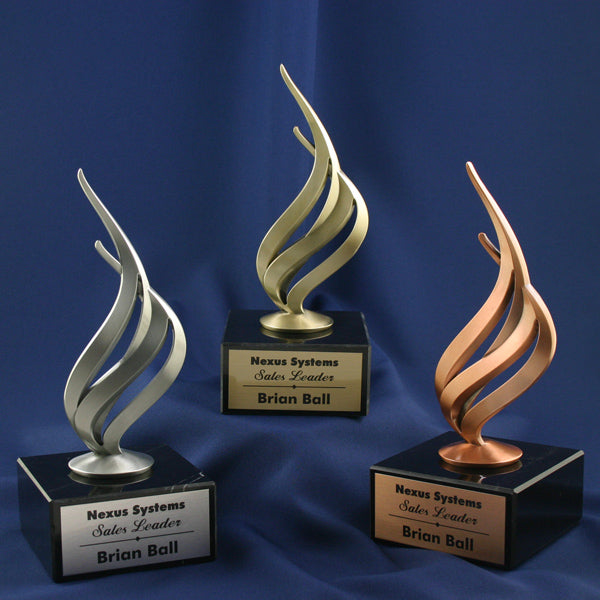 Achievement Flame On Marble Base