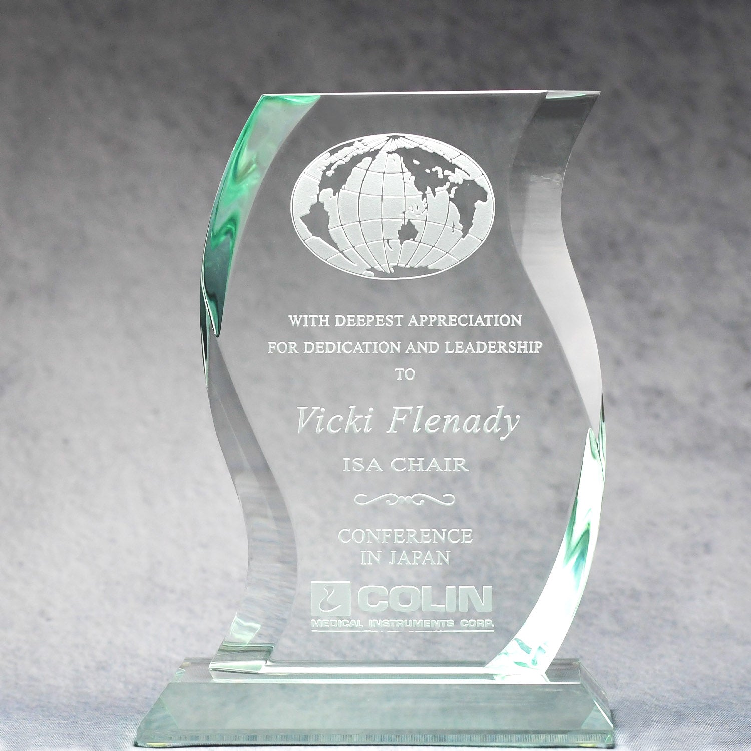 Jade Glass Wave | Global Recognition Inc