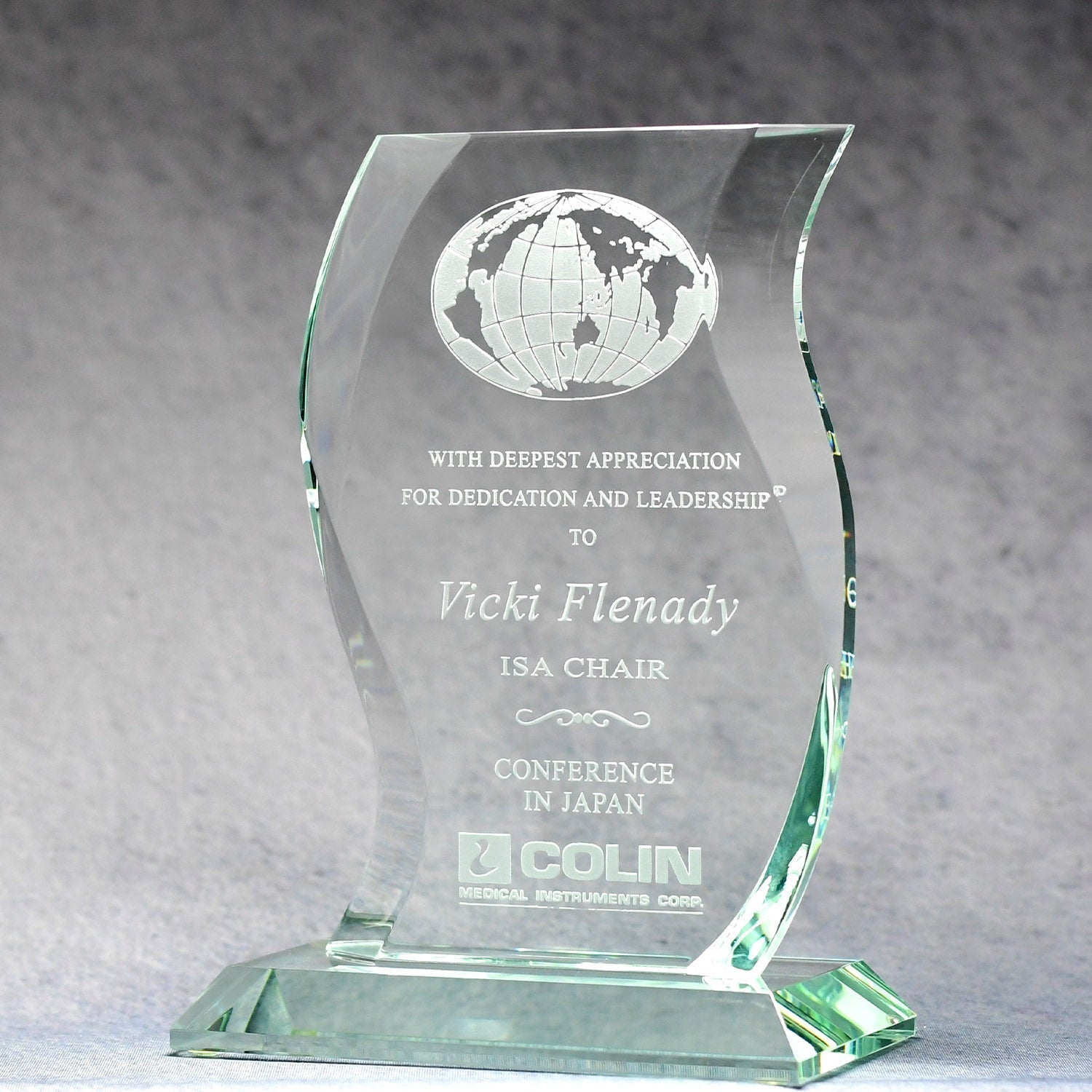 Jade Glass Wave | Global Recognition Inc