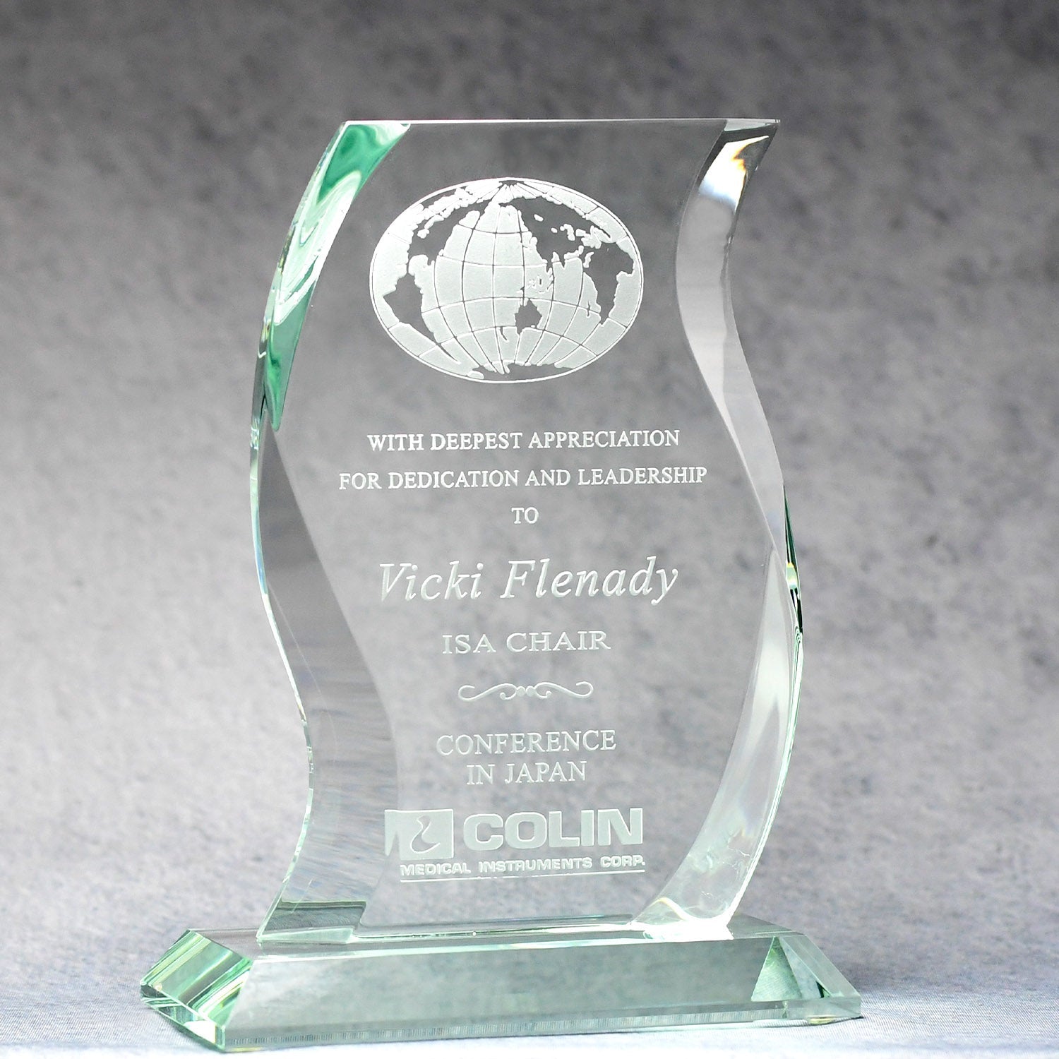 Jade Glass Wave | Global Recognition Inc