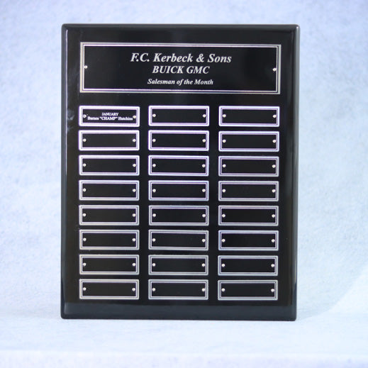 Perpetual Ebony Piano Finish Plaque | Global Recognition Inc