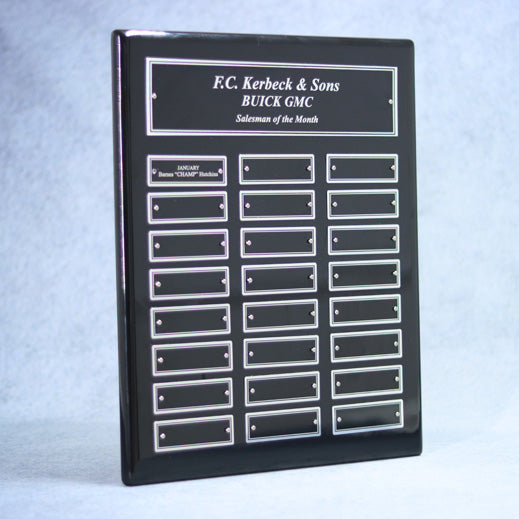 Perpetual Ebony Piano Finish Plaque | Global Recognition Inc