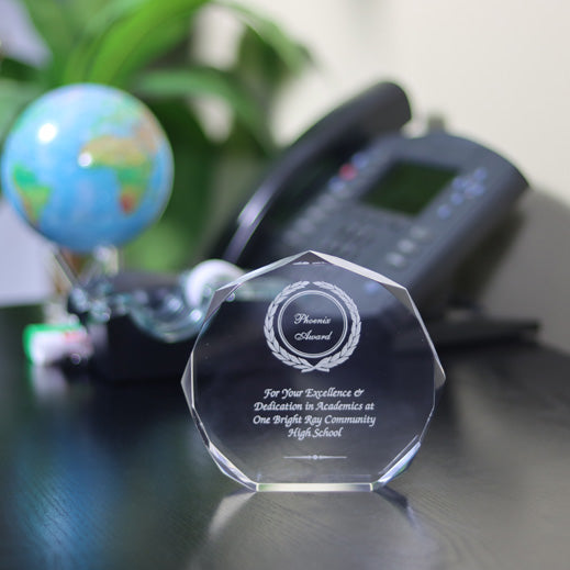 Multi-Faceted Acrylic Paperweight | Global Recognition Inc