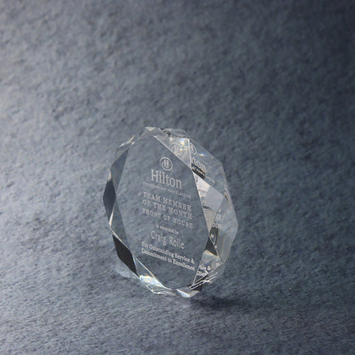 Multi-Faceted Acrylic Paperweight | Global Recognition Inc