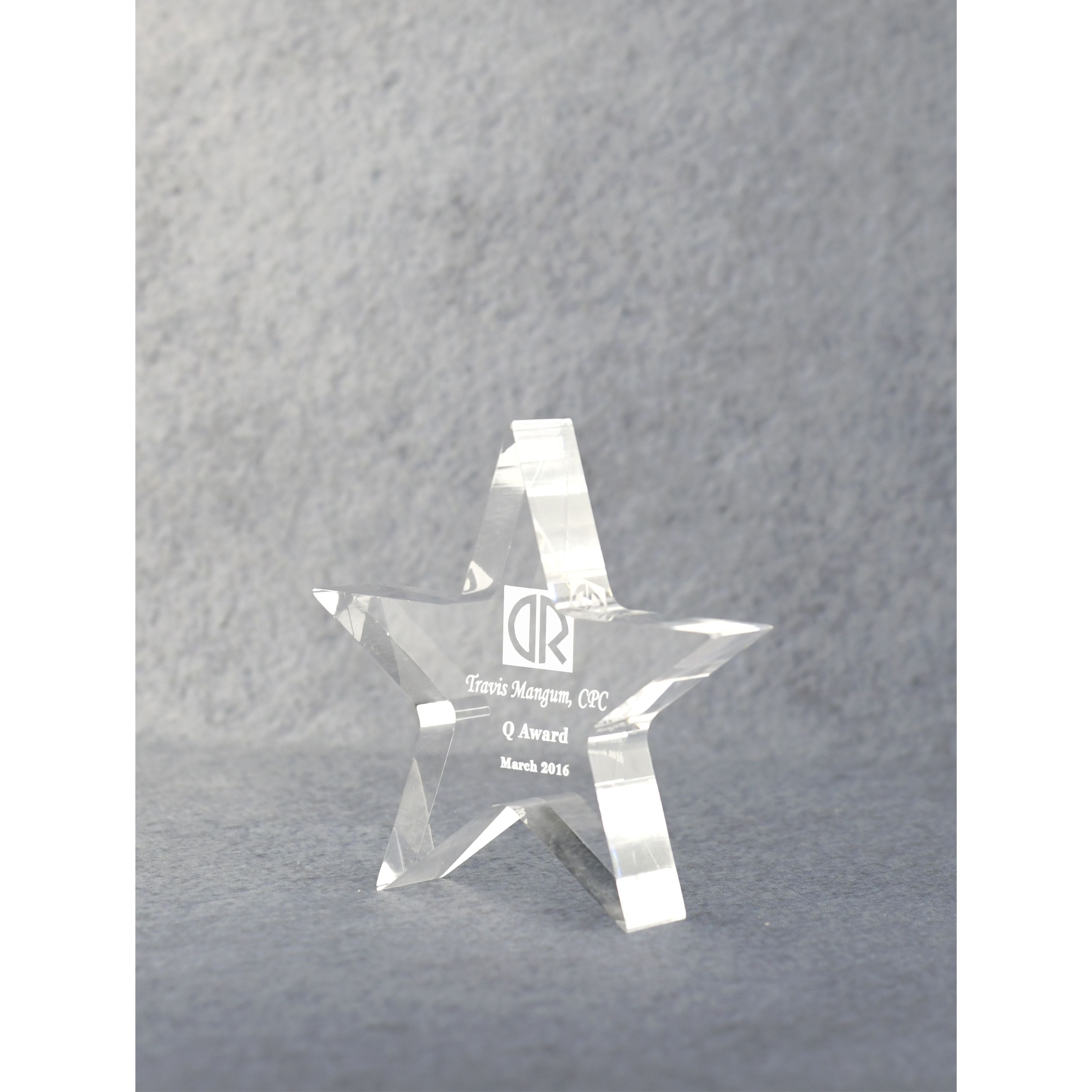Acrylic Star Performer Paperweight | Global Recognition Inc