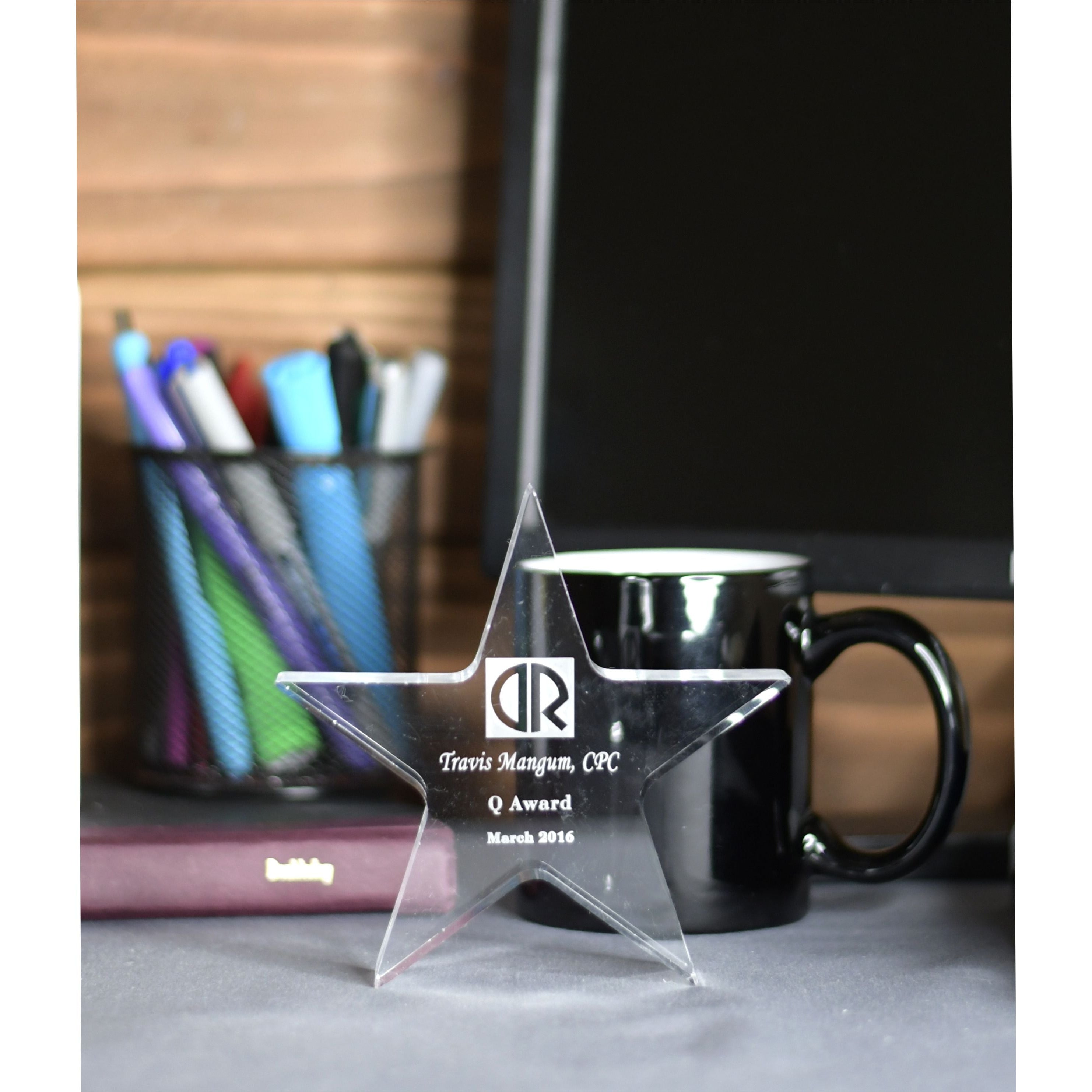 Acrylic Star Performer Paperweight | Global Recognition Inc