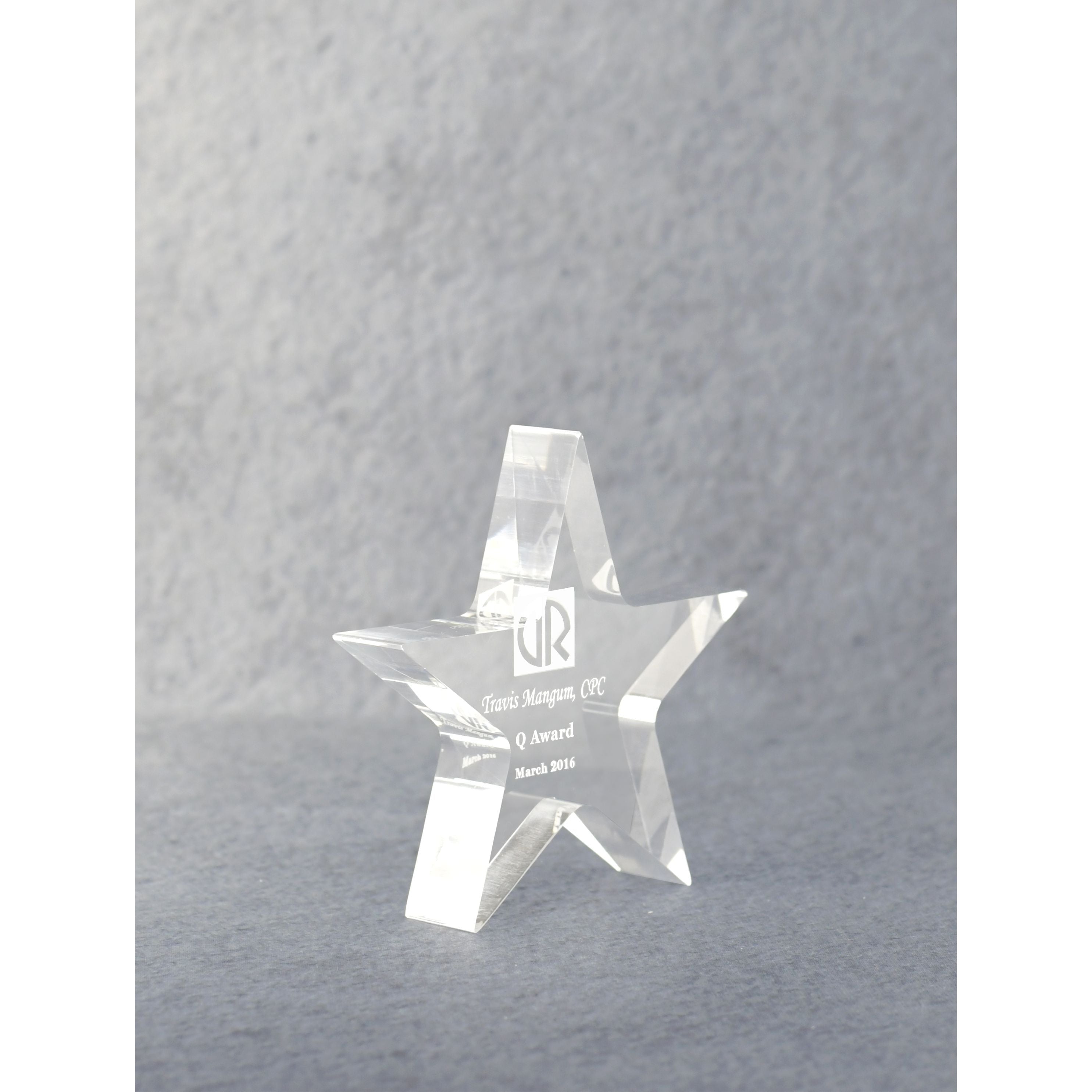 Acrylic Star Performer Paperweight | Global Recognition Inc