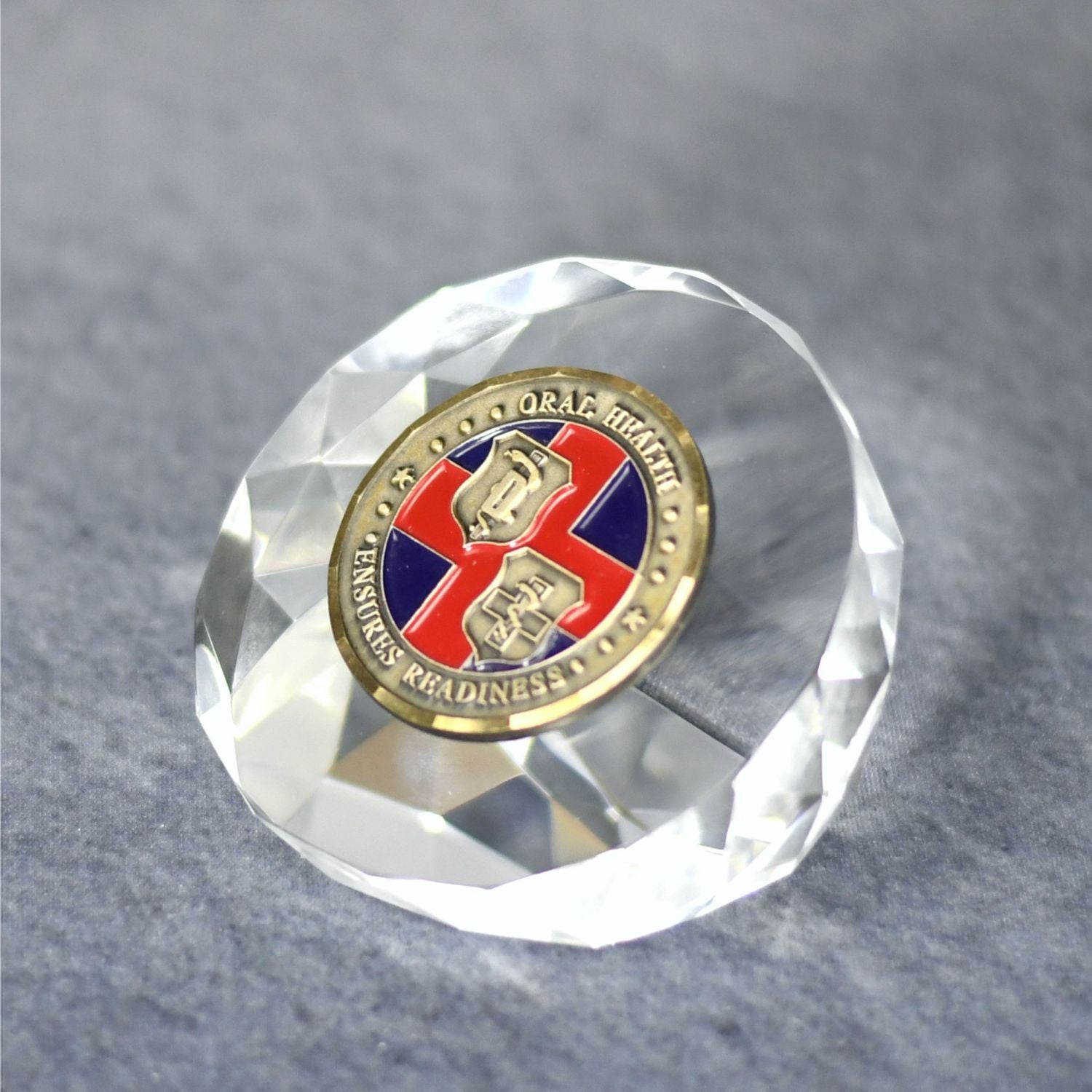 Crystal Round Paperweight | Global Recognition Inc