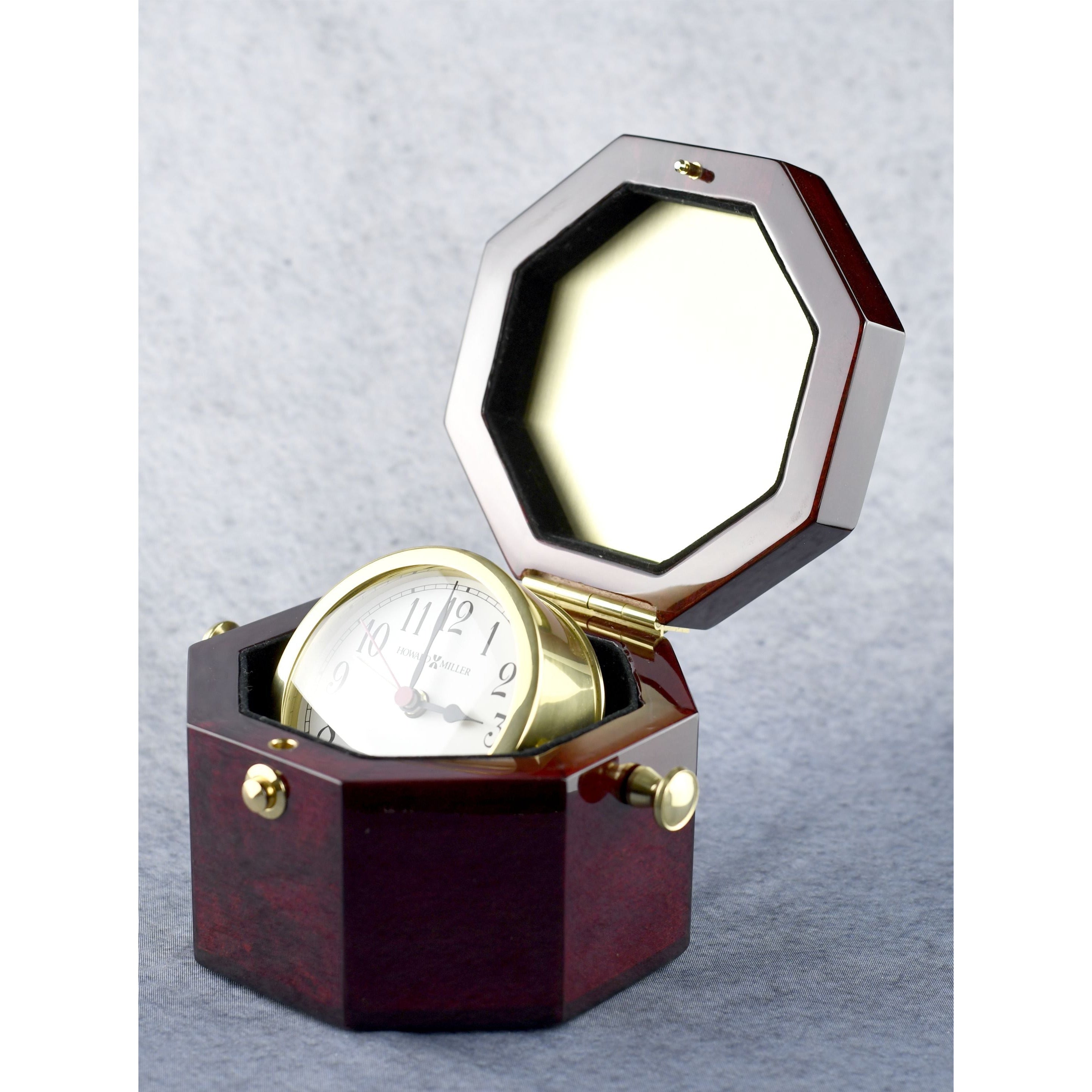 Captains Clock Encased In Cherrywood | Global Recognition Inc