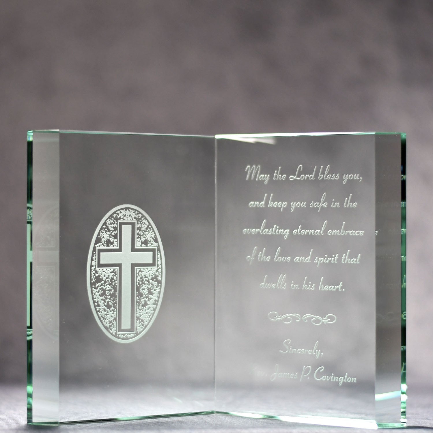 Jade Glass Book | Global Recognition Inc