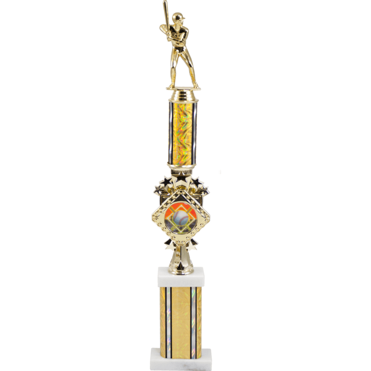 Diamond Series Trophy On A Marble Base | Global Recognition Inc