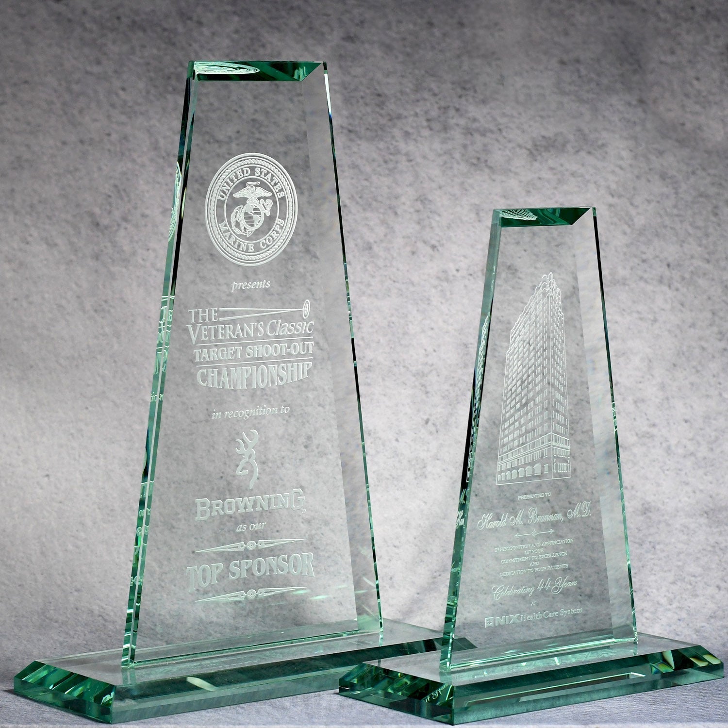 Jade Glass Tower | Global Recognition Inc