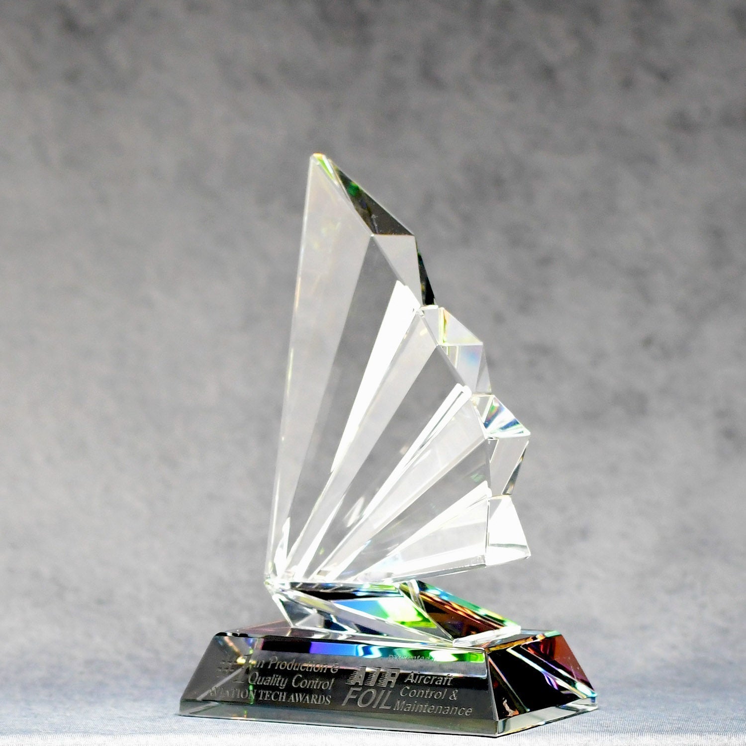Fanfare Spectra Color Crystal | Global Recognition Inc