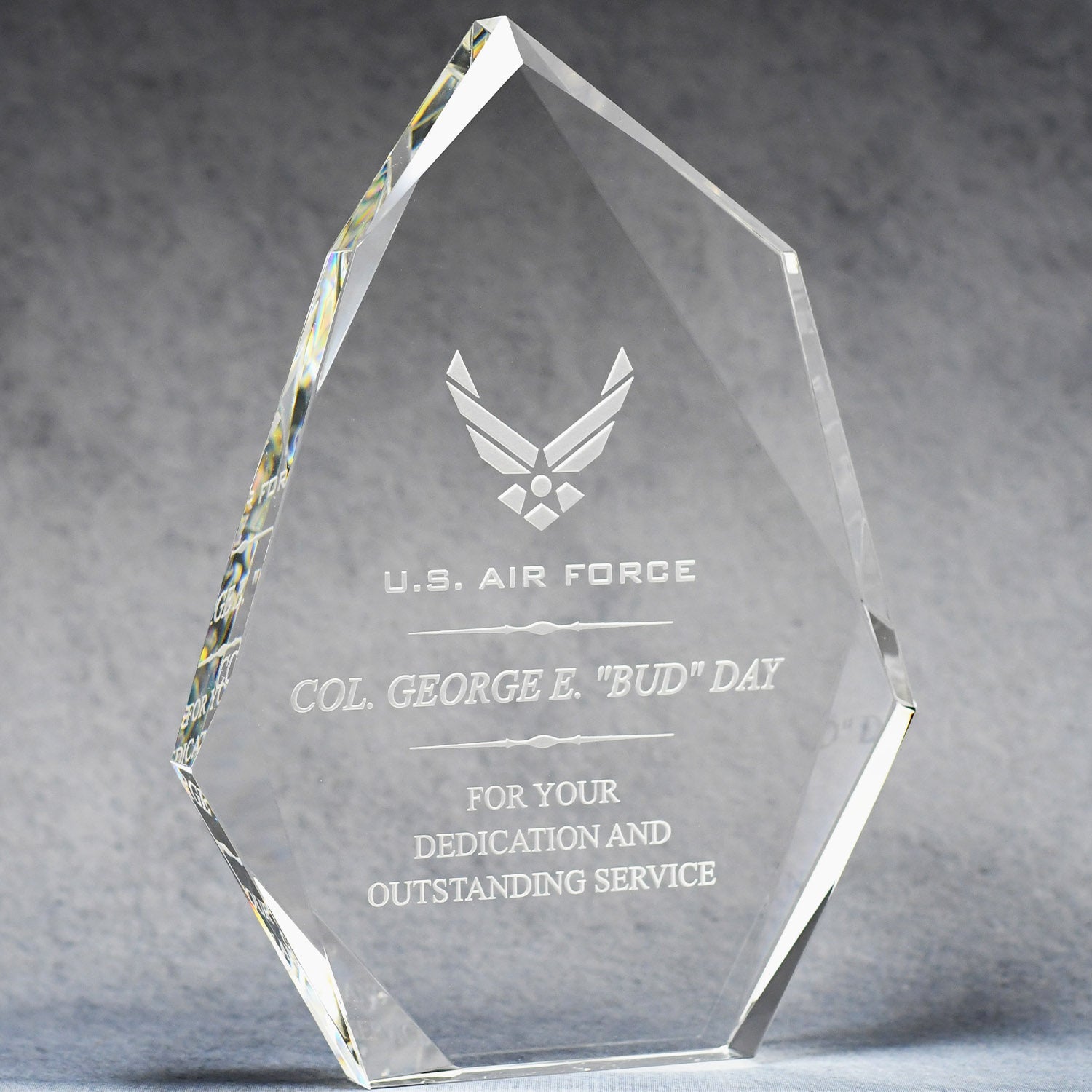 Multi-Faceted Optic Crystal Award | Global Recognition Inc