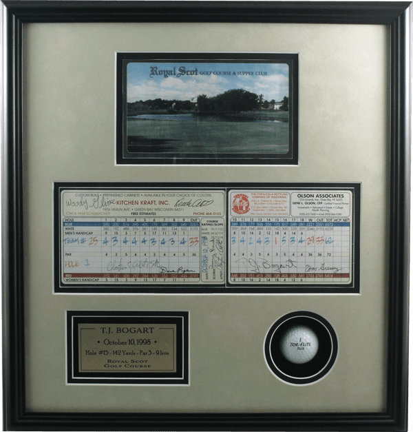 Golf Achievement Framed Award