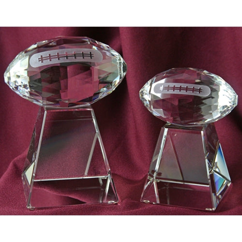 Faceted Optic Crystal Football
