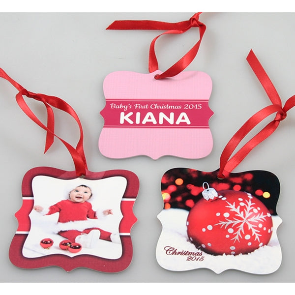 Ornament, Square w/Full Color Photo