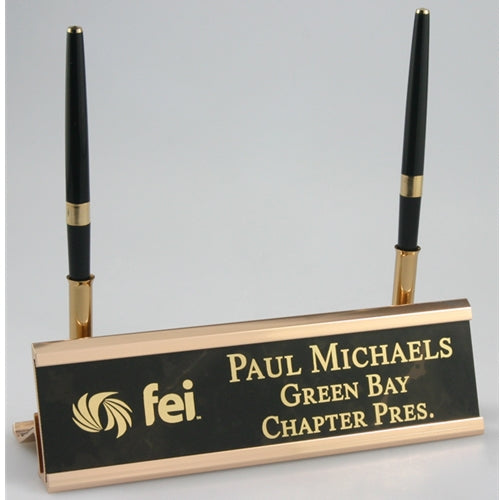 Executive Sign/Name Bar & 2-Pen Set