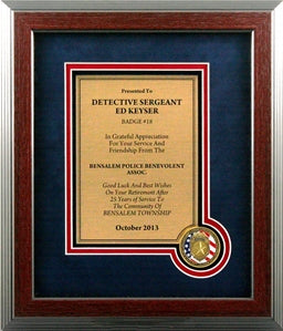 Framed Award Plaque for Coin GFR-00042