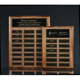 Perpetual Walnut Plaque With Magnetic Plates | Global Recognition Inc