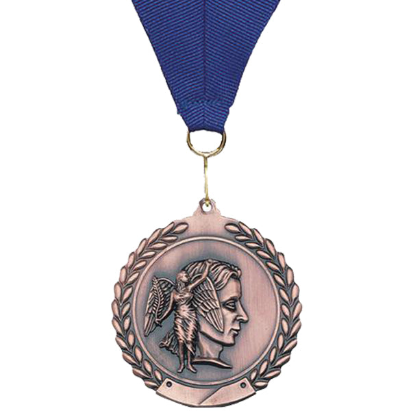 Economy Line Stock Medals With Neck Ribbon