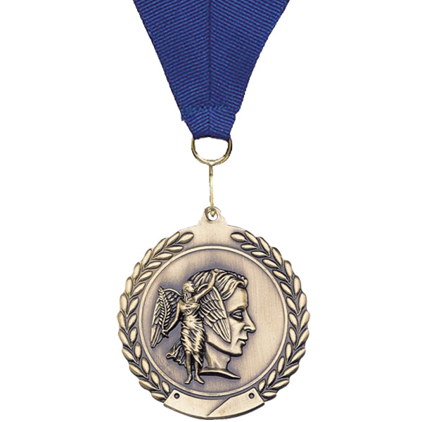 Economy Line Stock Medals With Neck Ribbon