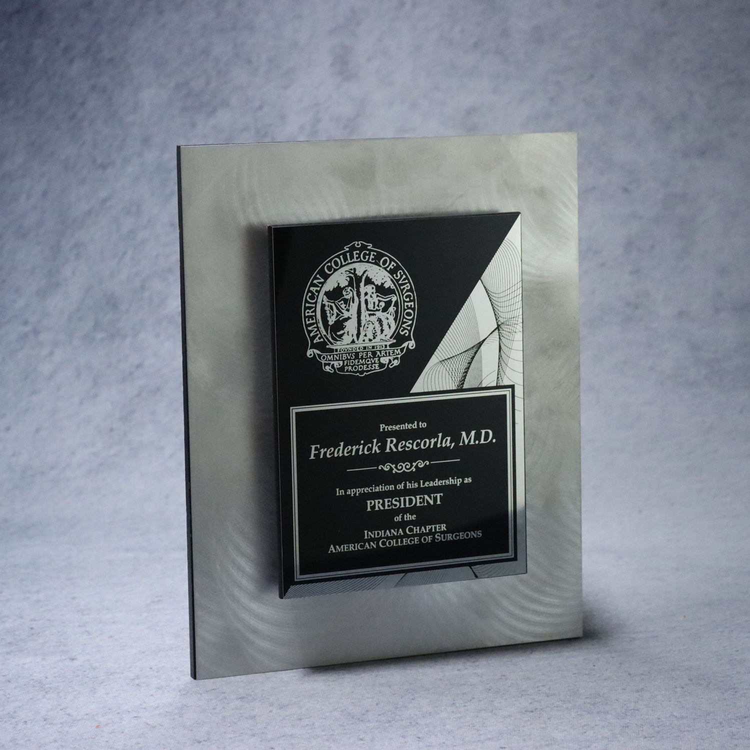 Two-Level Digitally Printed Plaque | Global Recognition Inc