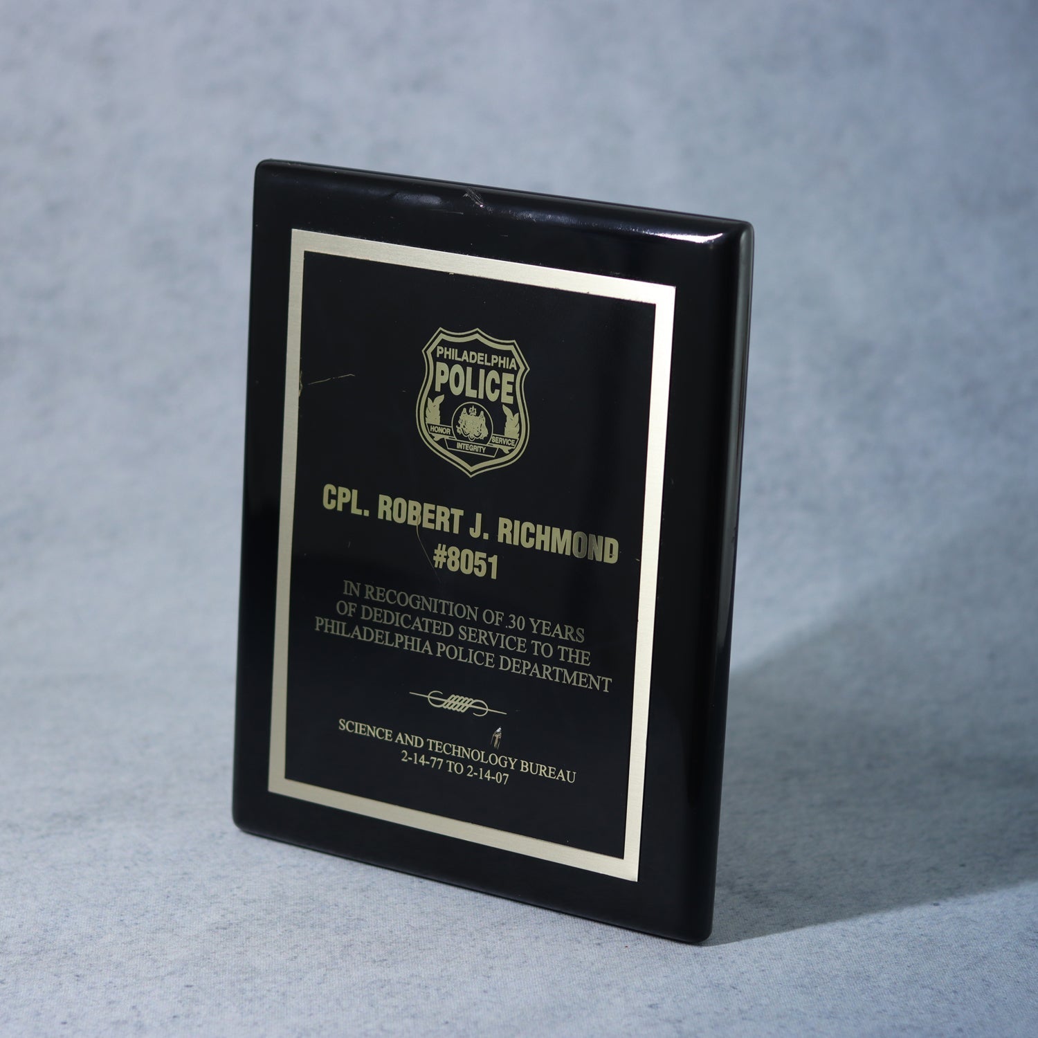 Executive Ebony Piano Finish Plaque | Global Recognition Inc