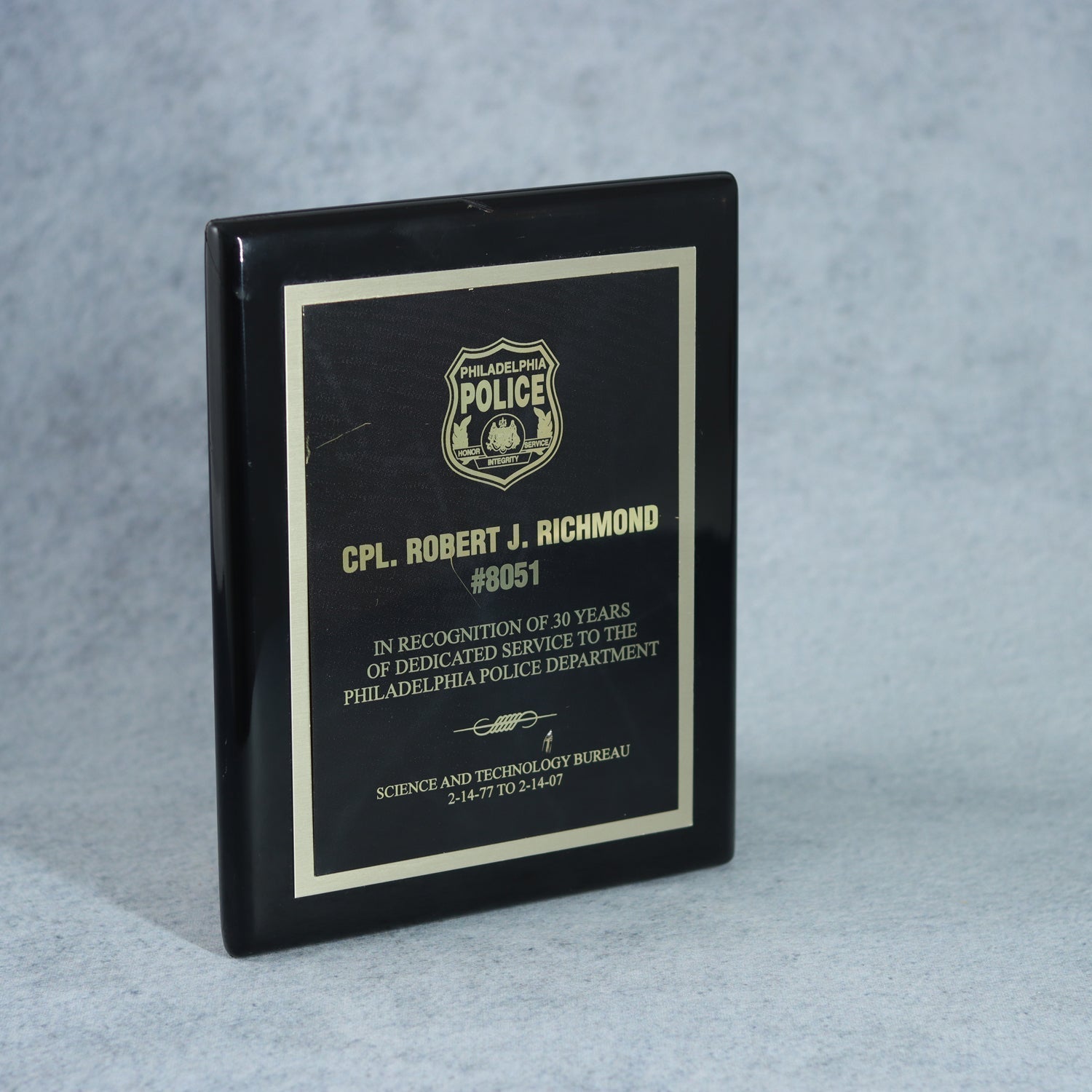 Executive Ebony Piano Finish Plaque | Global Recognition Inc