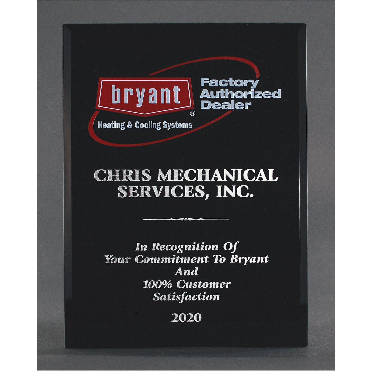 Ebony Piano Finish Plaque | Global Recognition Inc