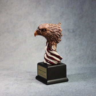 Eagle Head With The American Flag | Global Recognition Inc
