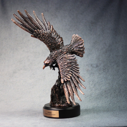 Copper Finish Eagle - Small | Global Recognition Inc