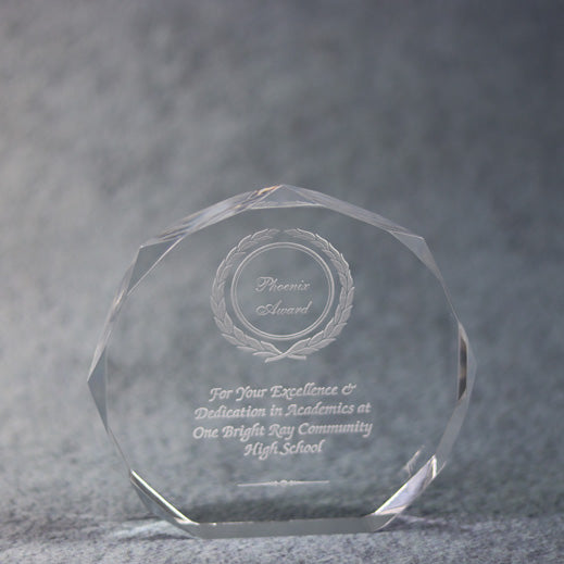 Multi-Faceted Acrylic Paperweight | Global Recognition Inc