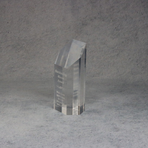 Acrylic Hexagon Tower | Global Recognition Inc