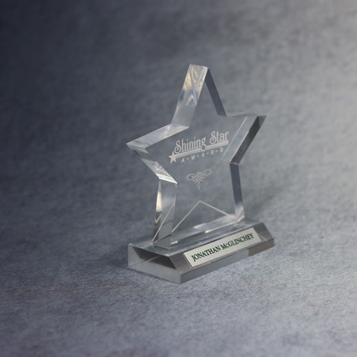 Acrylic Star On Base | Global Recognition Inc