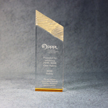 Acrylic Carved Tower | Global Recognition Inc