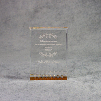 Acrylic With Jewel Cuts | Global Recognition Inc