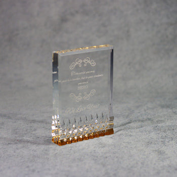 Acrylic With Jewel Cuts | Global Recognition Inc