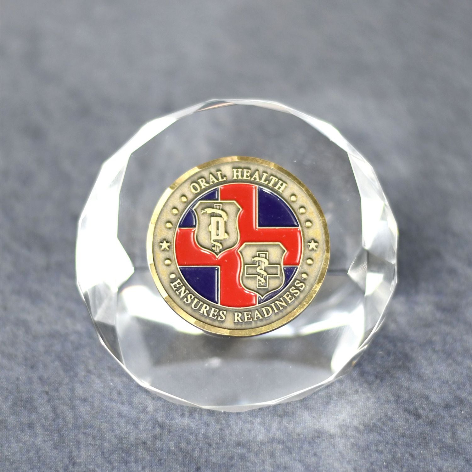 Crystal Round Paperweight | Global Recognition Inc