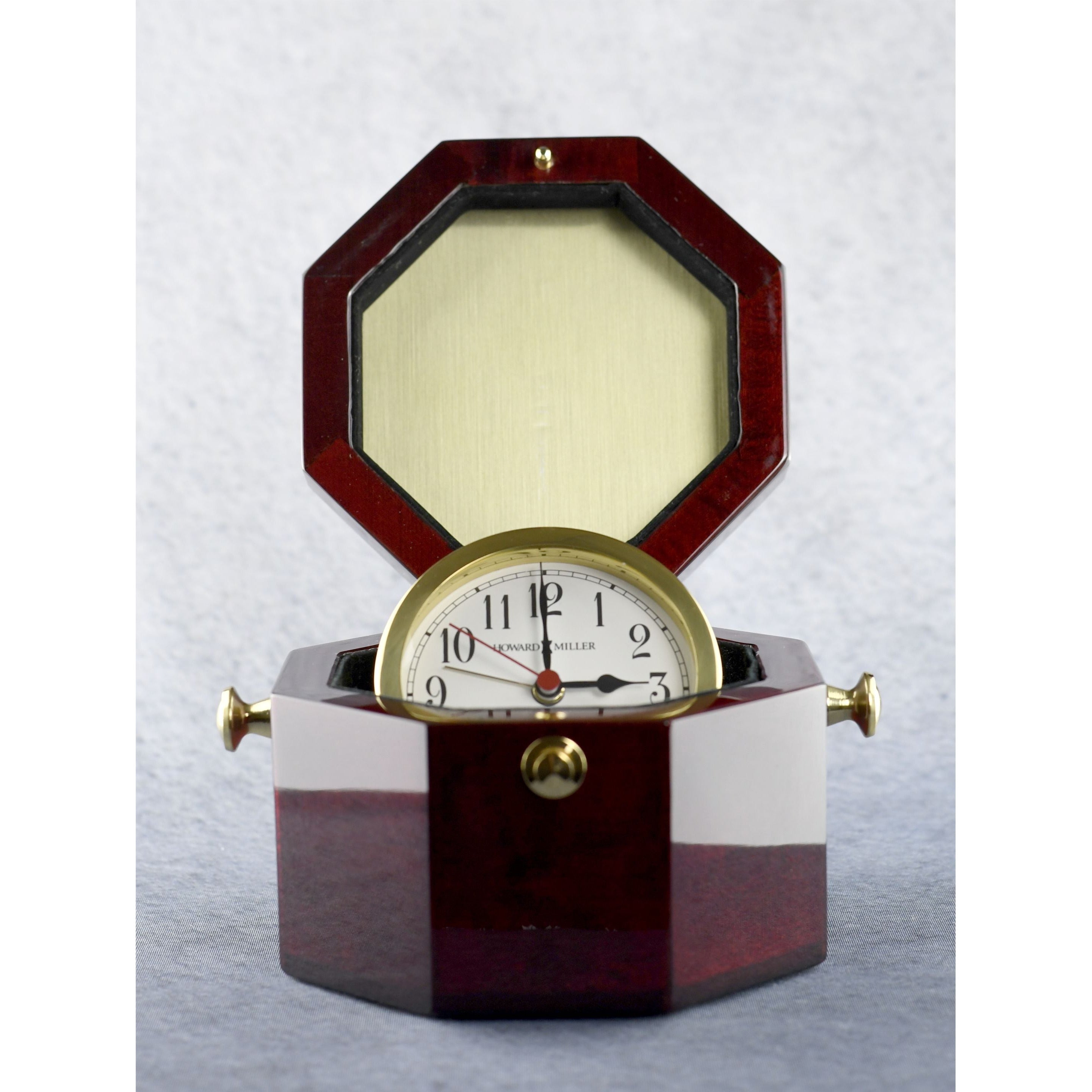 Captains Clock Encased In Cherrywood | Global Recognition Inc