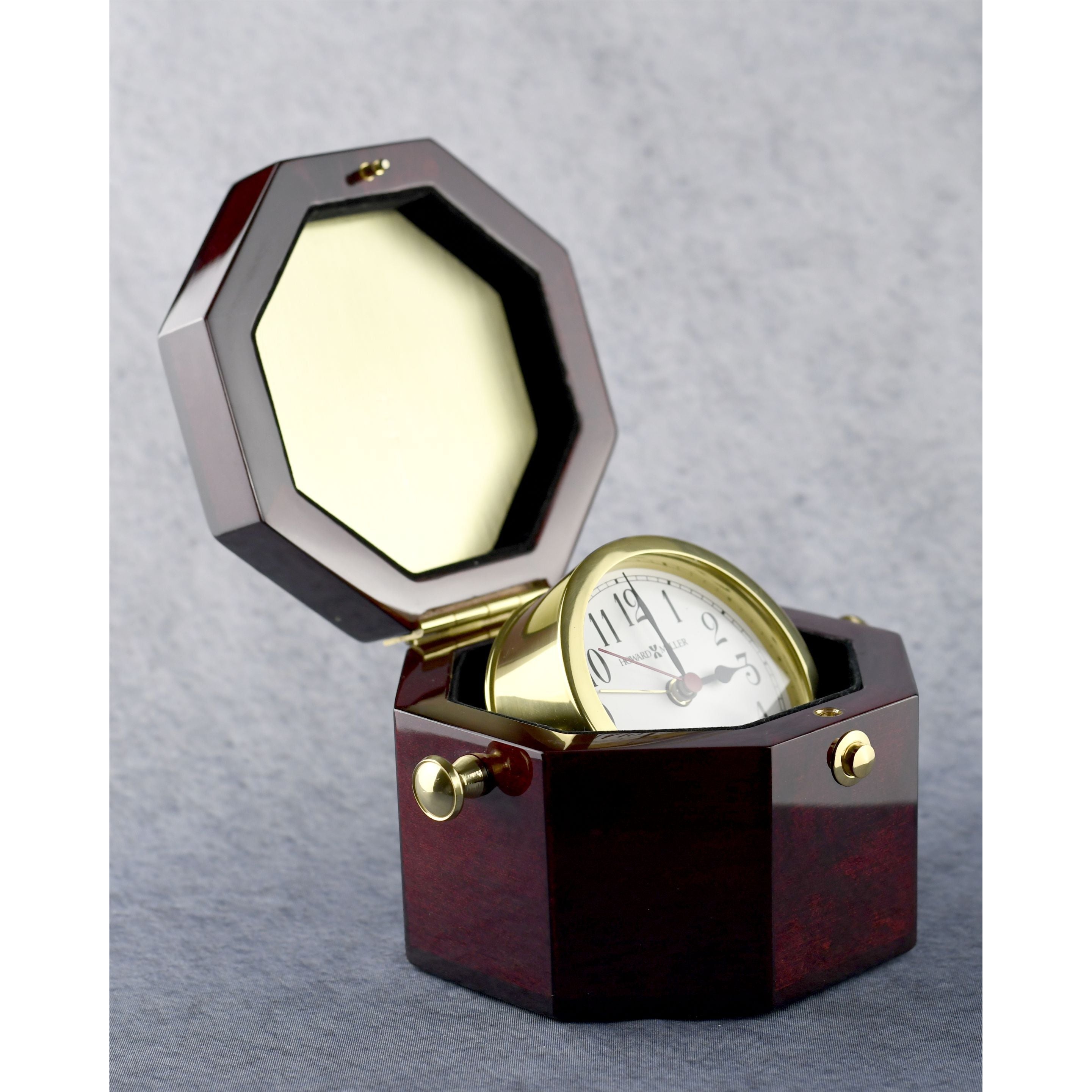 Captains Clock Encased In Cherrywood | Global Recognition Inc