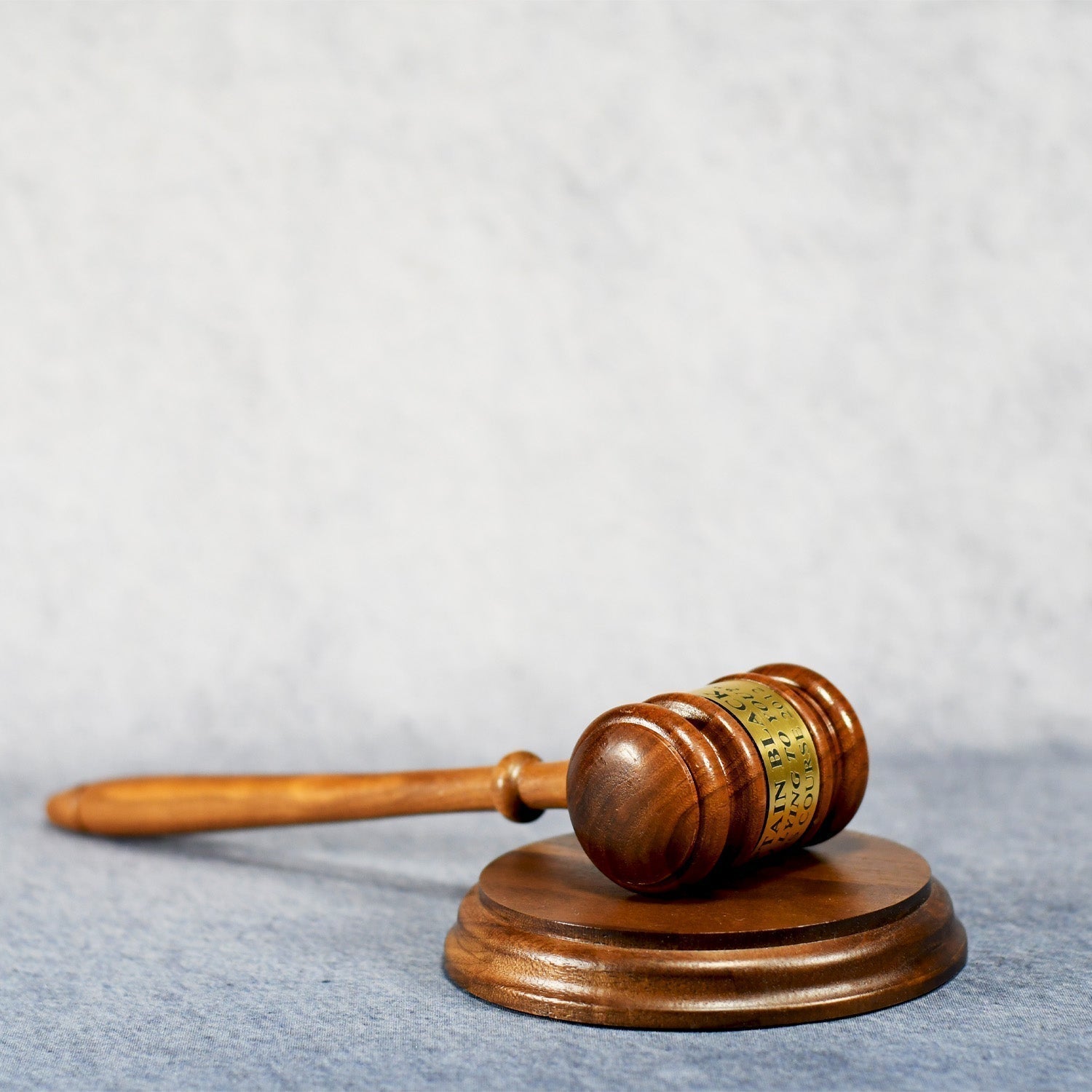 Walnut Gavel With Sounding Block | Global Recognition Inc