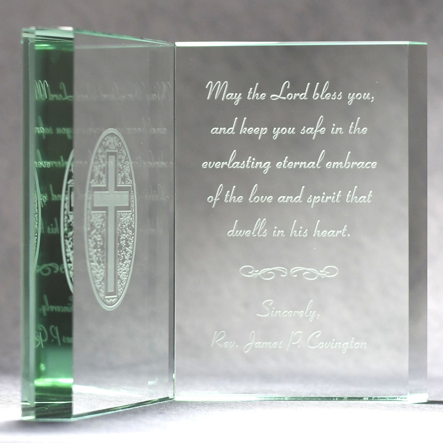 Jade Glass Book | Global Recognition Inc