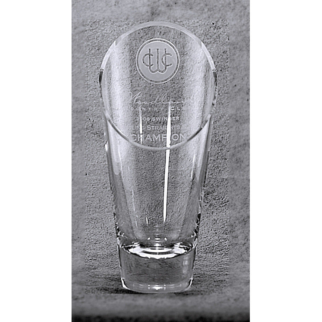 Slant Top Glass Vase | Global Recognition Inc