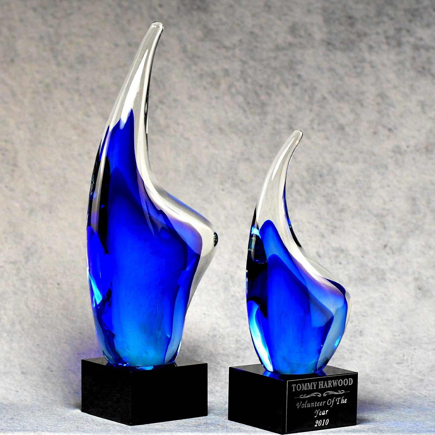 Blue Crystal Flame | Global Recognition Inc