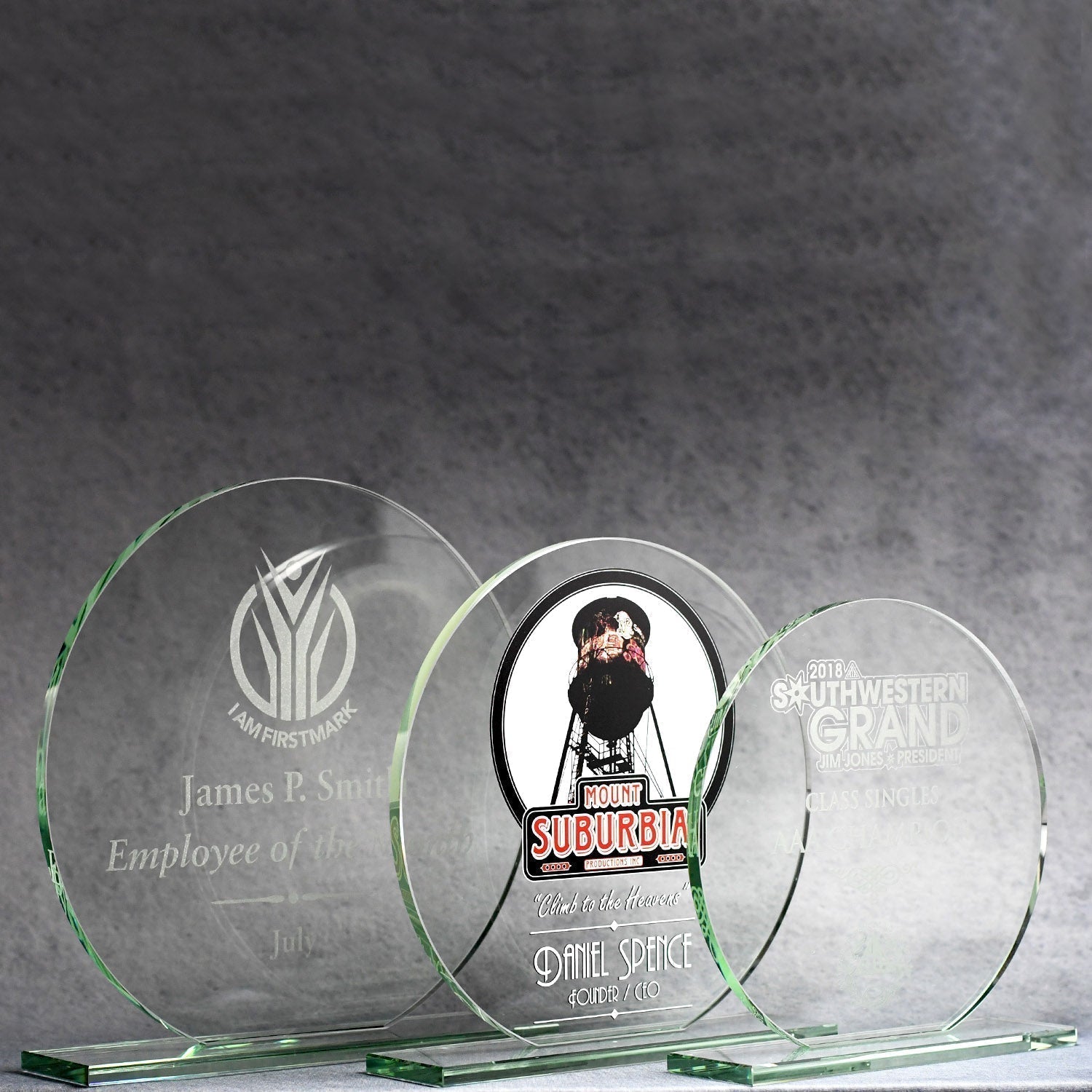Economy Jade Crystal Circle | Global Recognition Inc