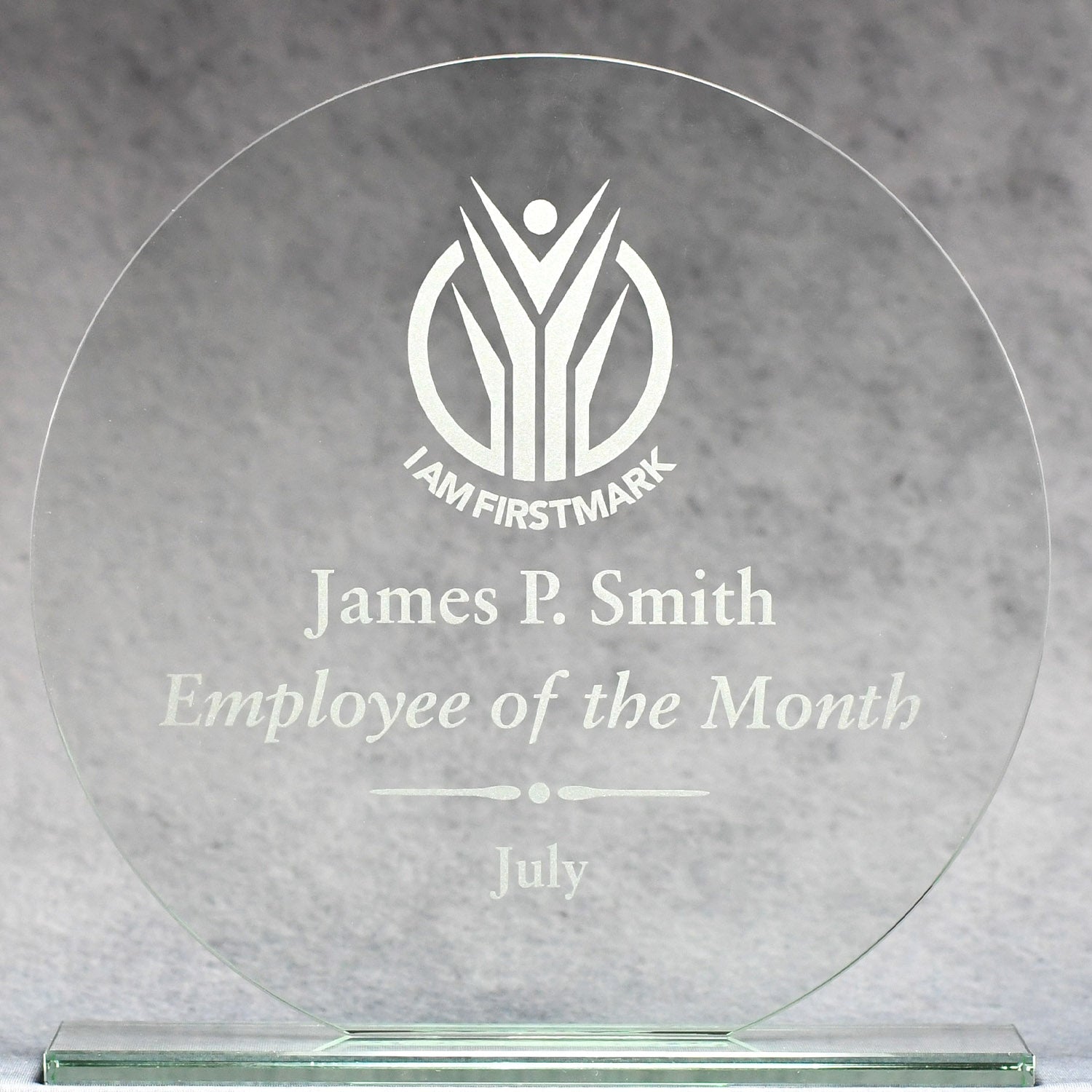 Economy Jade Crystal Circle | Global Recognition Inc