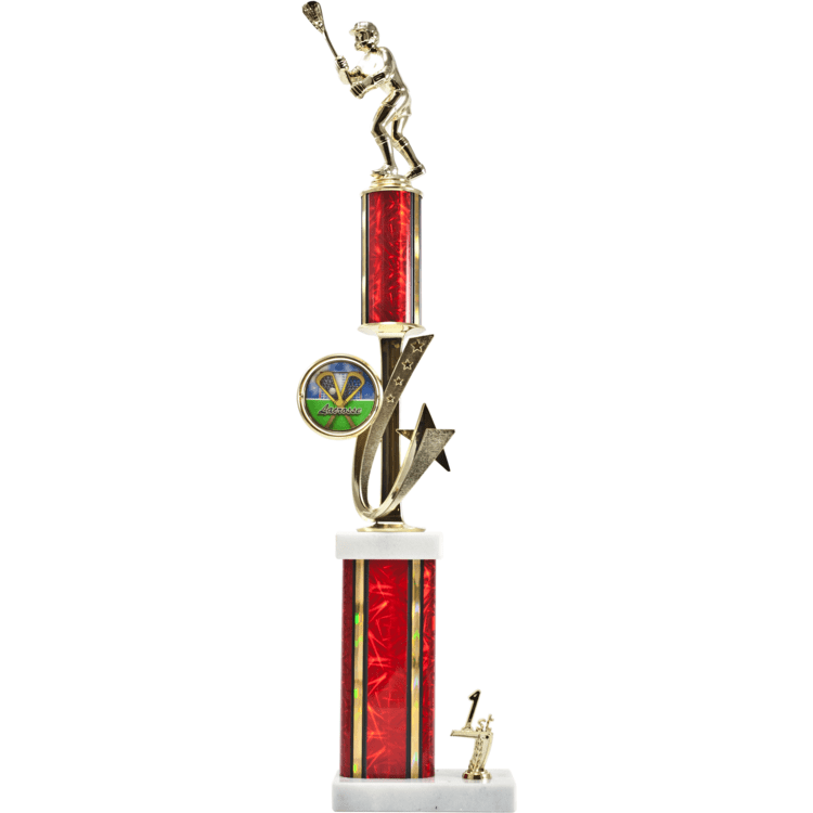 Exclusive Shooting Star Spinner Riser Two-Tier Trophy | Global Recognition Inc