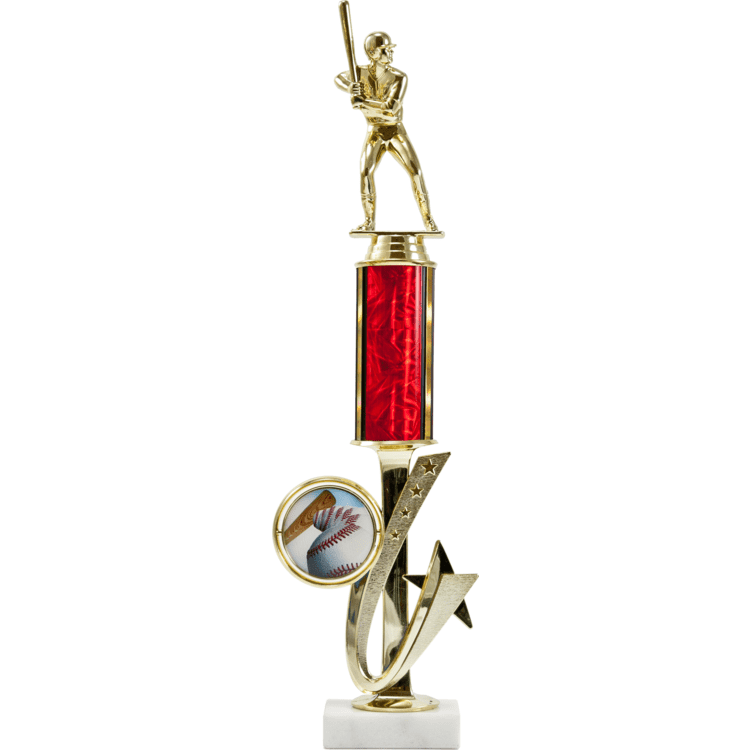 Exclusive Shooting Star Spinner Riser Round Column Trophy | Global Recognition Inc