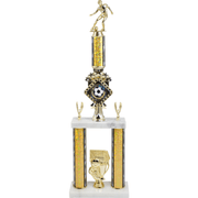 Diamond Series 2 Poster Trophy With Marble Base | Global Recognition Inc